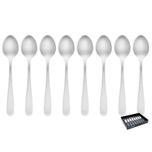 Tablekraft Luxor Stainless Steel Teaspoons (Set of 8)